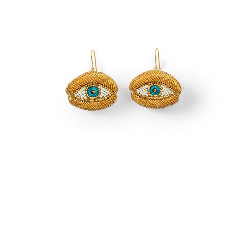 GOLDEN EYE EARRINGS